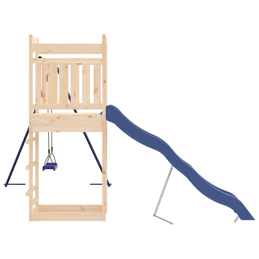 vidaXL Outdoor Playset Solid Wood Pine - Brown - 33223