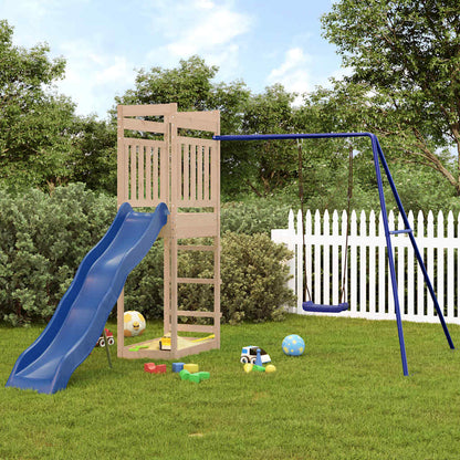 vidaXL Outdoor Playset Solid Wood Pine - Brown - 33223