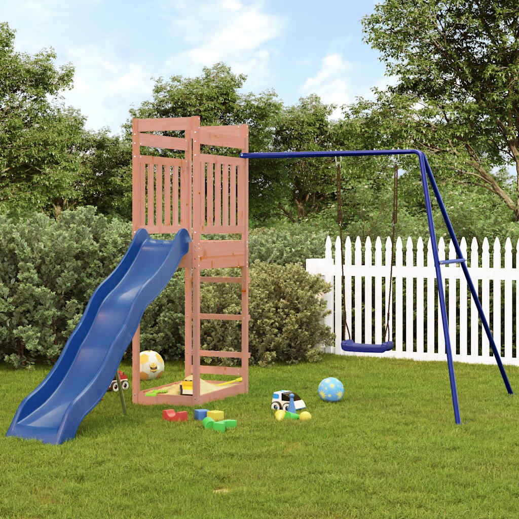 vidaXL Outdoor Playset Solid Wood Douglas - Brown - 33224