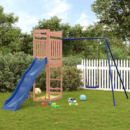 vidaXL Outdoor Playset Solid Wood Douglas - Brown - 33224