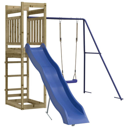 vidaXL Outdoor Playset Impregnated Wood Pine - Brown - 33229