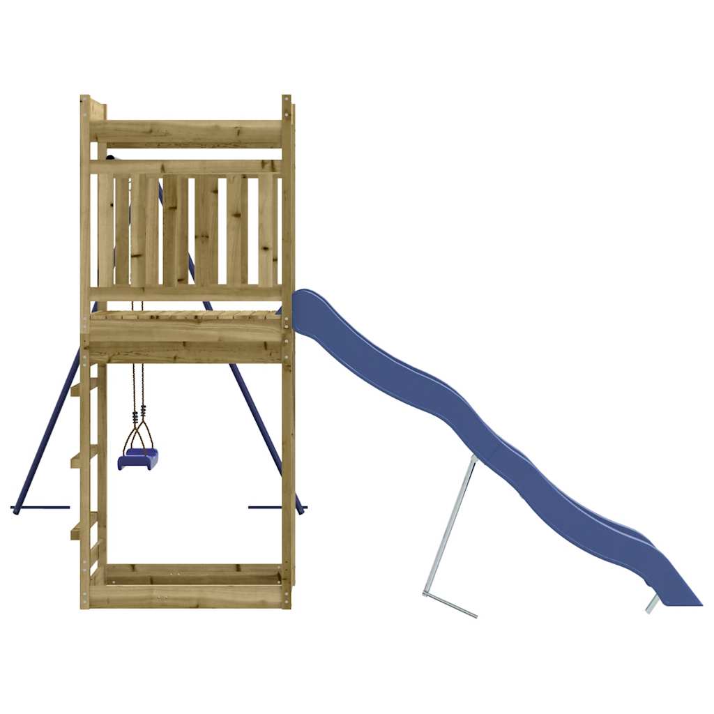 vidaXL Outdoor Playset Impregnated Wood Pine - Brown - 33229