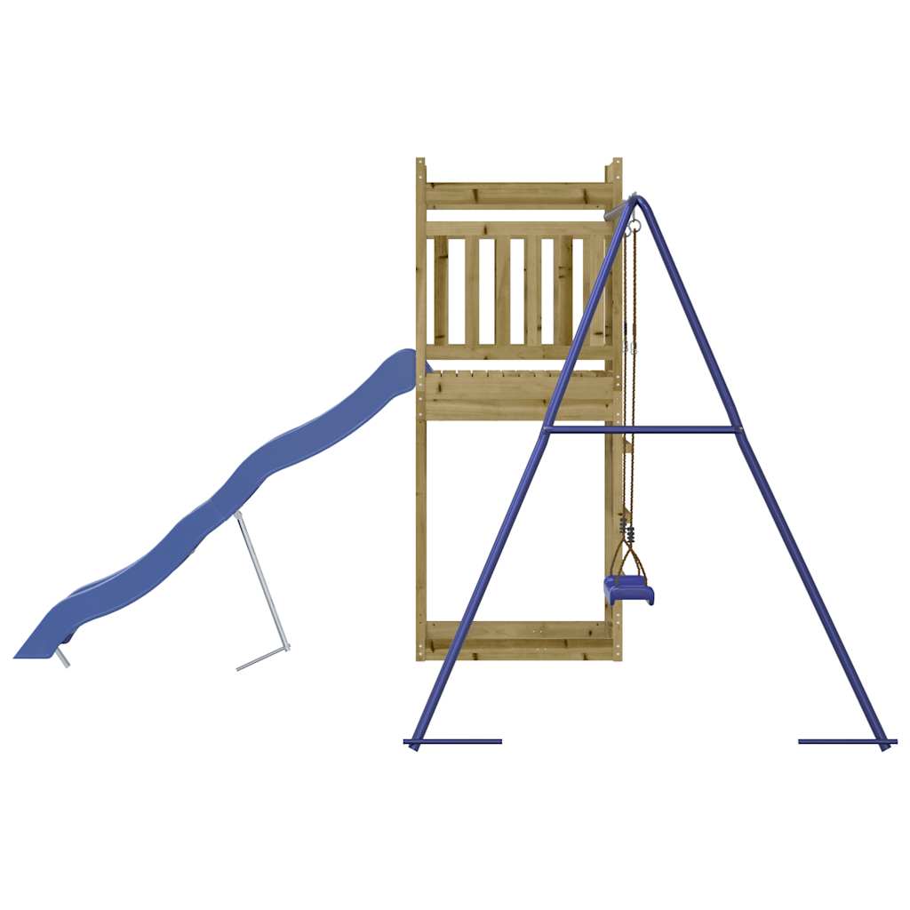 vidaXL Outdoor Playset Impregnated Wood Pine - Brown - 33229