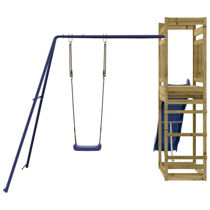 vidaXL Outdoor Playset Impregnated Wood Pine - Brown - 33229