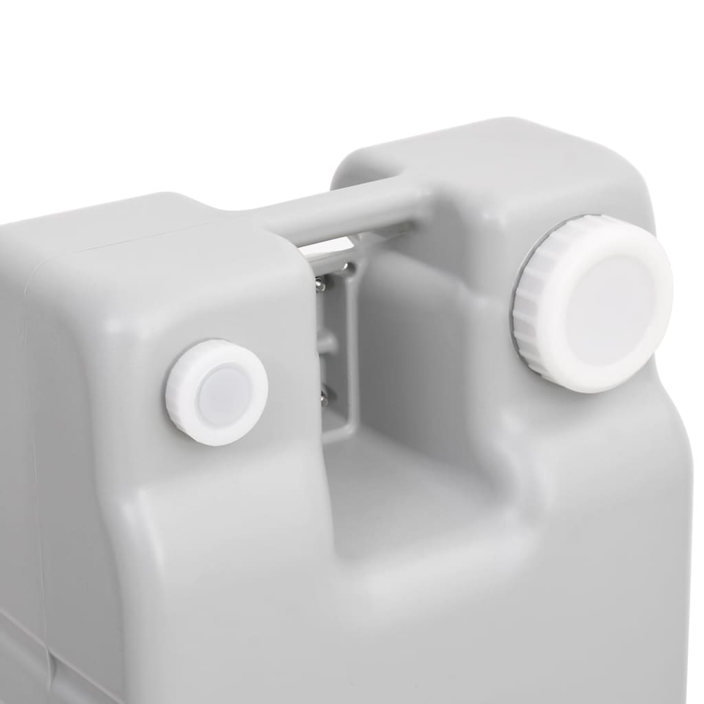 vidaXL Wheeled Water Tank for Camping 75 L Grey - 106 x 37 x 29 cm