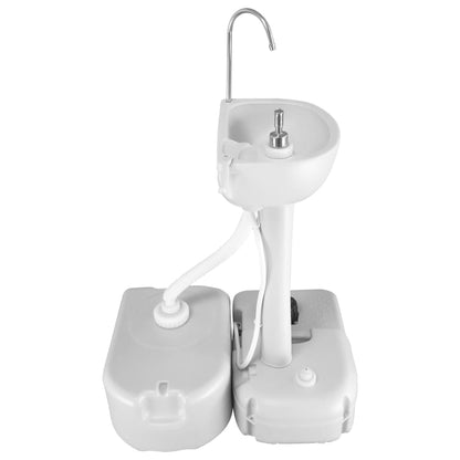 vidaXL Portable Water Tank 24 L Grey - 32 x 24 x 48 cm