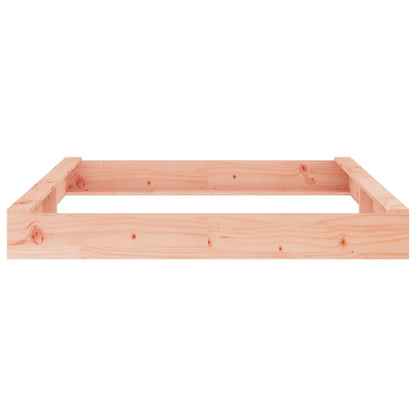 vidaXL Sandbox with Seats Square Solid Wood Douglas - Brown - 160 x 160 x 20 cm