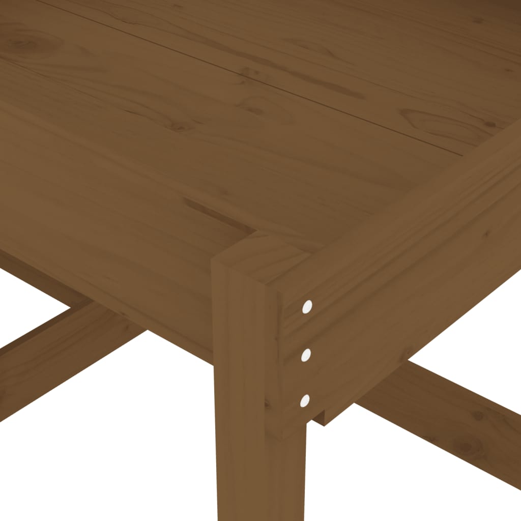 vidaXL Sand Tables 2 pcs Honey Brown Solid Wood Pine - honey brown pine