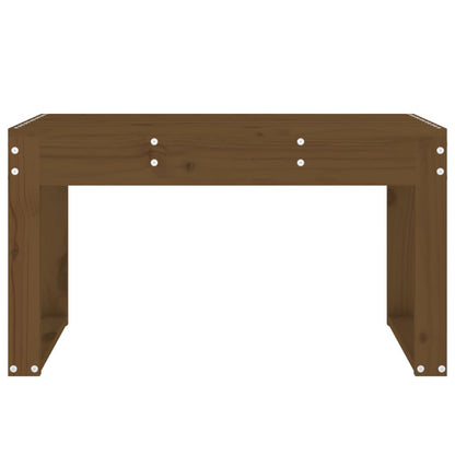 vidaXL Garden Bench Honey Brown 80x38x45 cm Solid Wood Pine