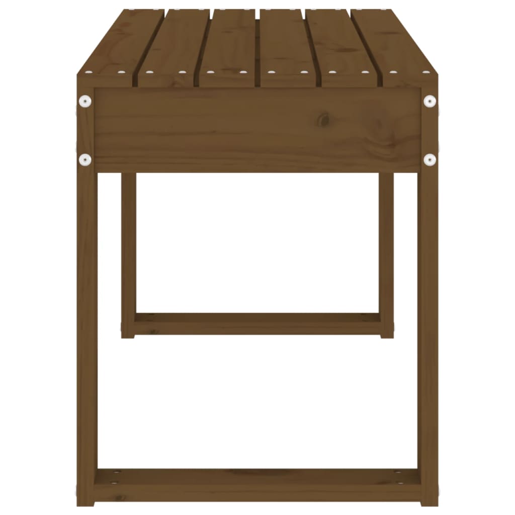 vidaXL Garden Bench Honey Brown 80x38x45 cm Solid Wood Pine