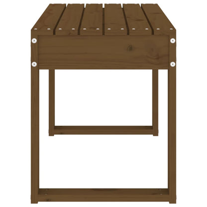 vidaXL Garden Bench Honey Brown 80x38x45 cm Solid Wood Pine