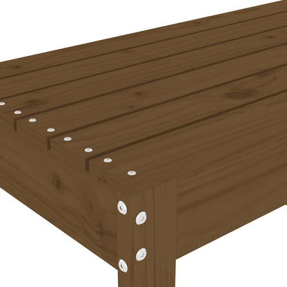 vidaXL Garden Bench Honey Brown 80x38x45 cm Solid Wood Pine