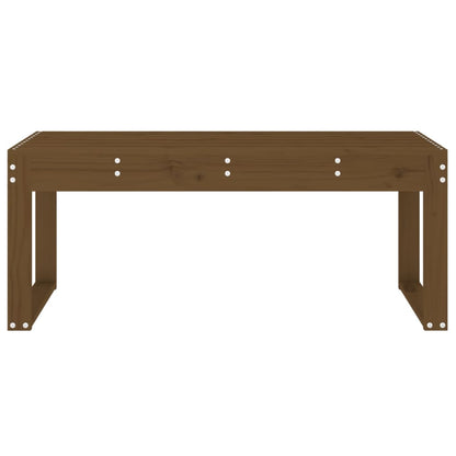 vidaXL Garden Bench Honey Brown 110x38x45 cm Solid Wood Pine