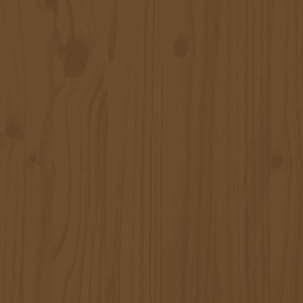 vidaXL Garden Bench Honey Brown 110x38x45 cm Solid Wood Pine