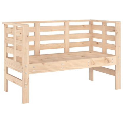 vidaXL Garden Bench 111.5x53x71 cm Solid Wood Pine - Brown