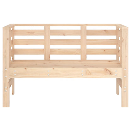vidaXL Garden Bench 111.5x53x71 cm Solid Wood Pine - Brown