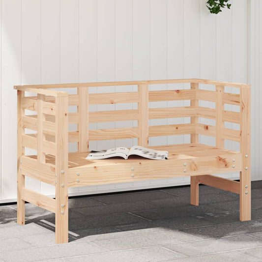 vidaXL Garden Bench 111.5x53x71 cm Solid Wood Pine - Brown