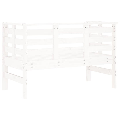 vidaXL Garden Bench White 111.5x53x71 cm Solid Wood Pine