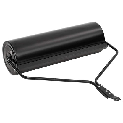 vidaXL Garden Lawn Roller Push Black 63 L Iron - Multicolour - 30 x 90 cm