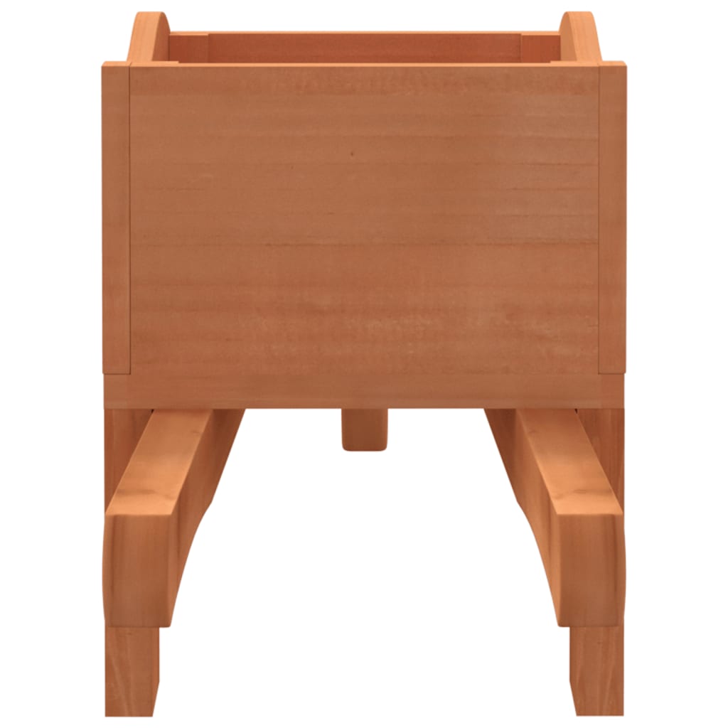 vidaXL Wheelbarrow Planters 2 pcs 47x15x19 cm Solid Wood Fir - Brown