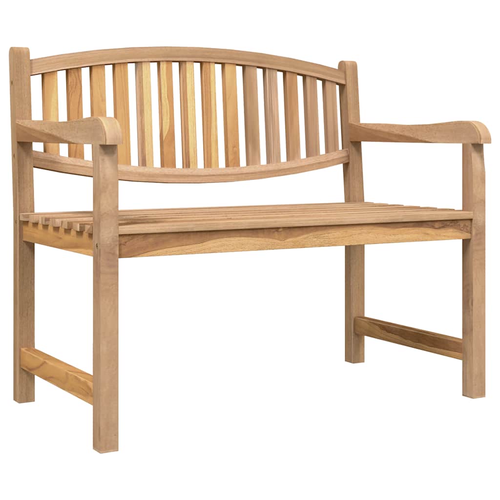 vidaXL Garden Bench 114x59x87 cm Solid Teak Wood - Brown