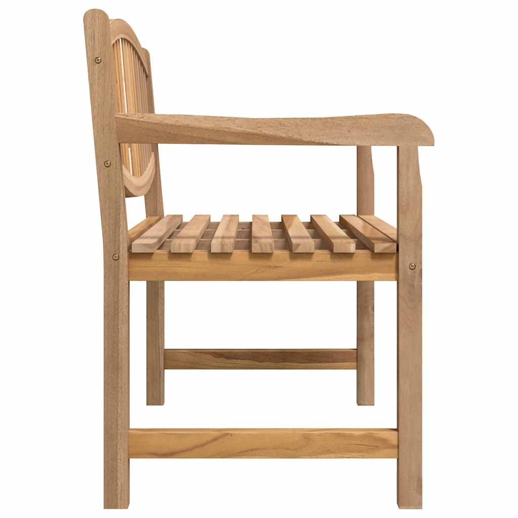 vidaXL Garden Bench 114x59x87 cm Solid Teak Wood - Brown