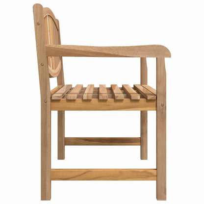 vidaXL Garden Bench 114x59x87 cm Solid Teak Wood - Brown