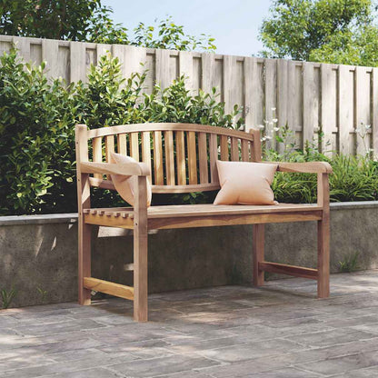 vidaXL Garden Bench 114x59x87 cm Solid Teak Wood - Brown