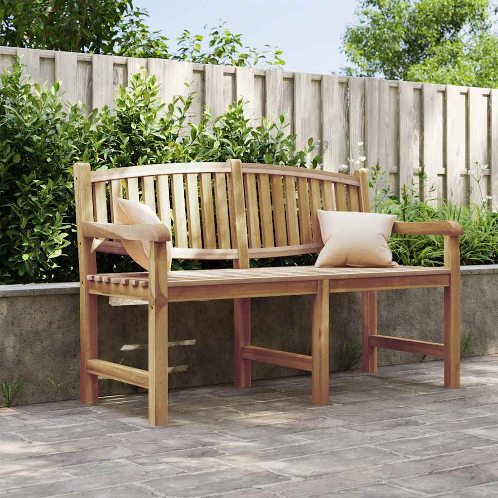 vidaXL Garden Bench 149.5x60x90 cm Solid Teak Wood - Brown