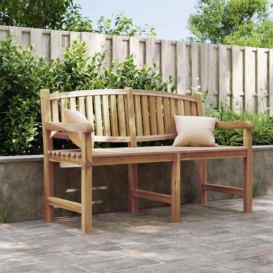 vidaXL Garden Bench 149.5x60x90 cm Solid Teak Wood - Brown