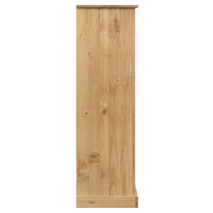 vidaXL Bookcase VIGO 90x35x114.5 cm Solid Wood Pine - Brown
