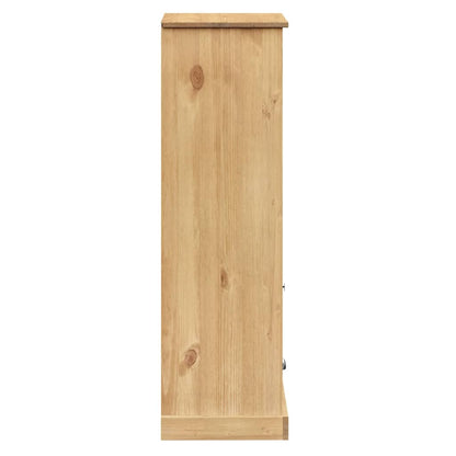 vidaXL Bookcase VIGO 60x35x114.5 cm Solid Wood Pine - Brown
