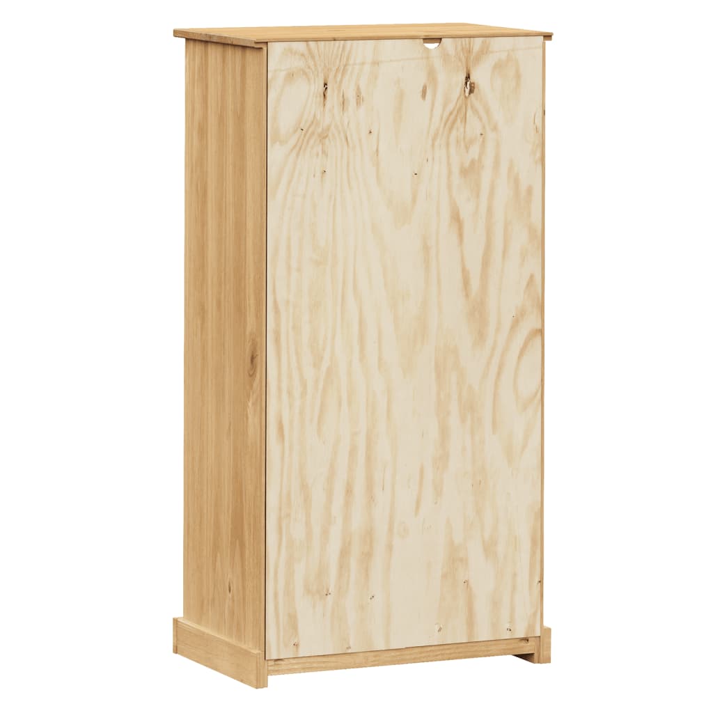 vidaXL Bookcase VIGO 60x35x114.5 cm Solid Wood Pine - Brown