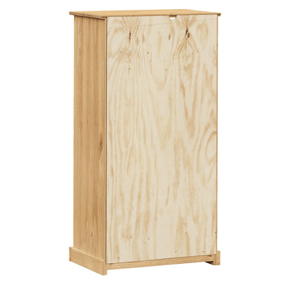 vidaXL Bookcase VIGO 60x35x114.5 cm Solid Wood Pine - Brown
