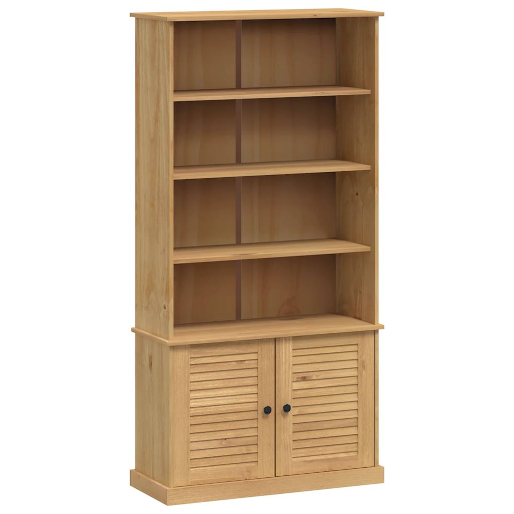 vidaXL Bookcase VIGO 85x35x170 cm Solid Wood Pine - Brown