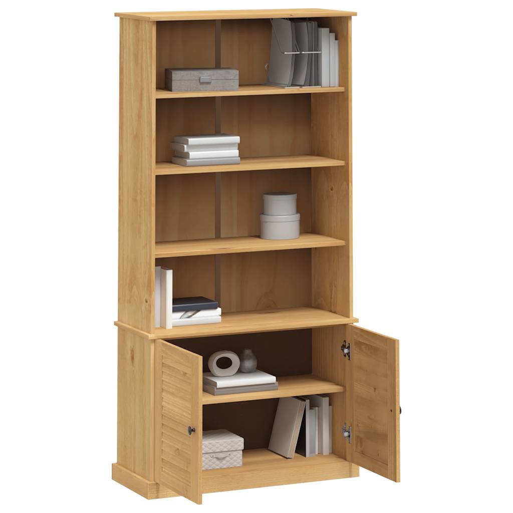 vidaXL Bookcase VIGO 85x35x170 cm Solid Wood Pine - Brown