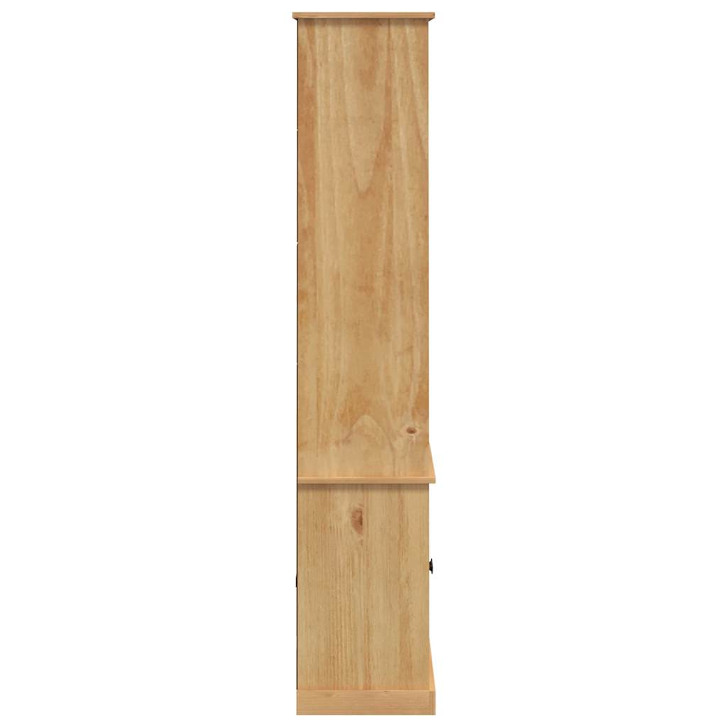 vidaXL Bookcase VIGO 85x35x170 cm Solid Wood Pine - Brown