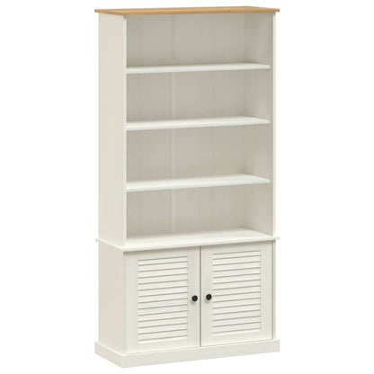 vidaXL Bookcase VIGO White 85x35x170 cm Solid Wood Pine
