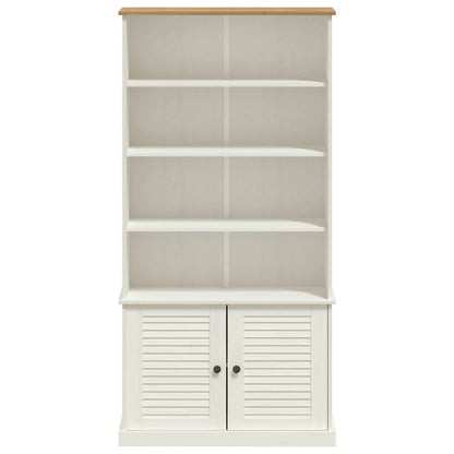 vidaXL Bookcase VIGO White 85x35x170 cm Solid Wood Pine