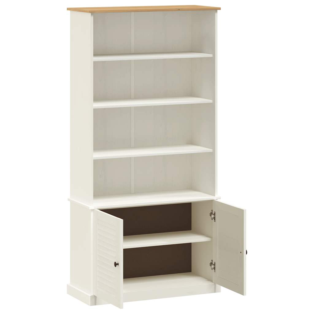 vidaXL Bookcase VIGO White 85x35x170 cm Solid Wood Pine