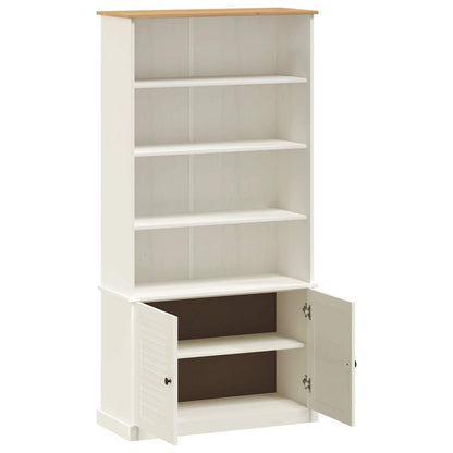 vidaXL Bookcase VIGO White 85x35x170 cm Solid Wood Pine