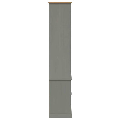 vidaXL Bookcase VIGO Grey 85x35x170 cm Solid Wood Pine