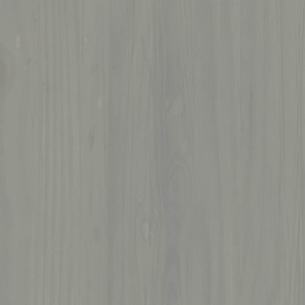 vidaXL Bookcase VIGO Grey 85x35x170 cm Solid Wood Pine