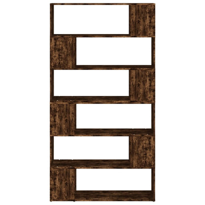 vidaXL Book Cabinet/Room Divider Smoked Oak 100x24x188 cm - Brown