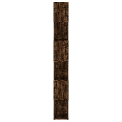 vidaXL Book Cabinet/Room Divider Smoked Oak 100x24x188 cm - Brown