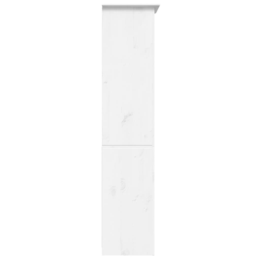 vidaXL Bookcase BODO White 80x38x180 cm Solid Wood Pine 5-Tier