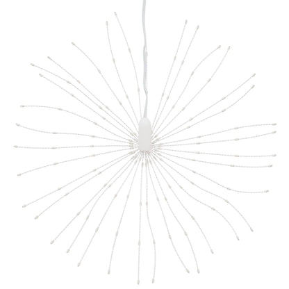 vidaXL Christmas Starburst Lights 140 LEDs 8 pcs Cold White 17 cm
