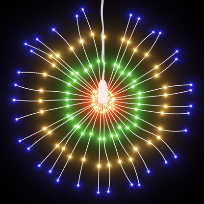 vidaXL Christmas Starburst Lights 140 LEDs 8 pcs Multicolour 17 cm
