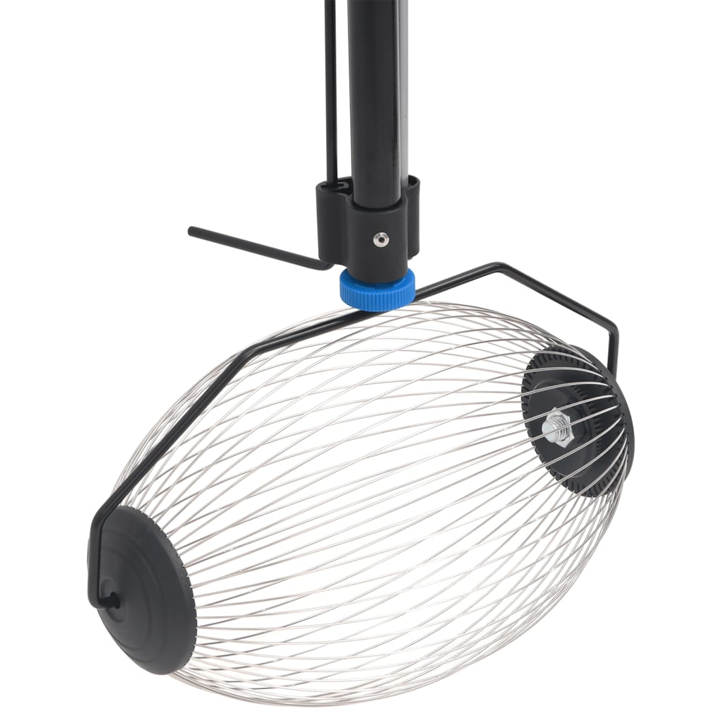 vidaXL Nut Collector Blue 127 cm Steel - Green
