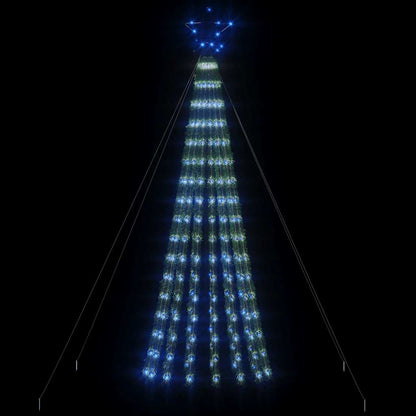 vidaXL LED Christmas Tree 275 LEDs Blue 180 cm
